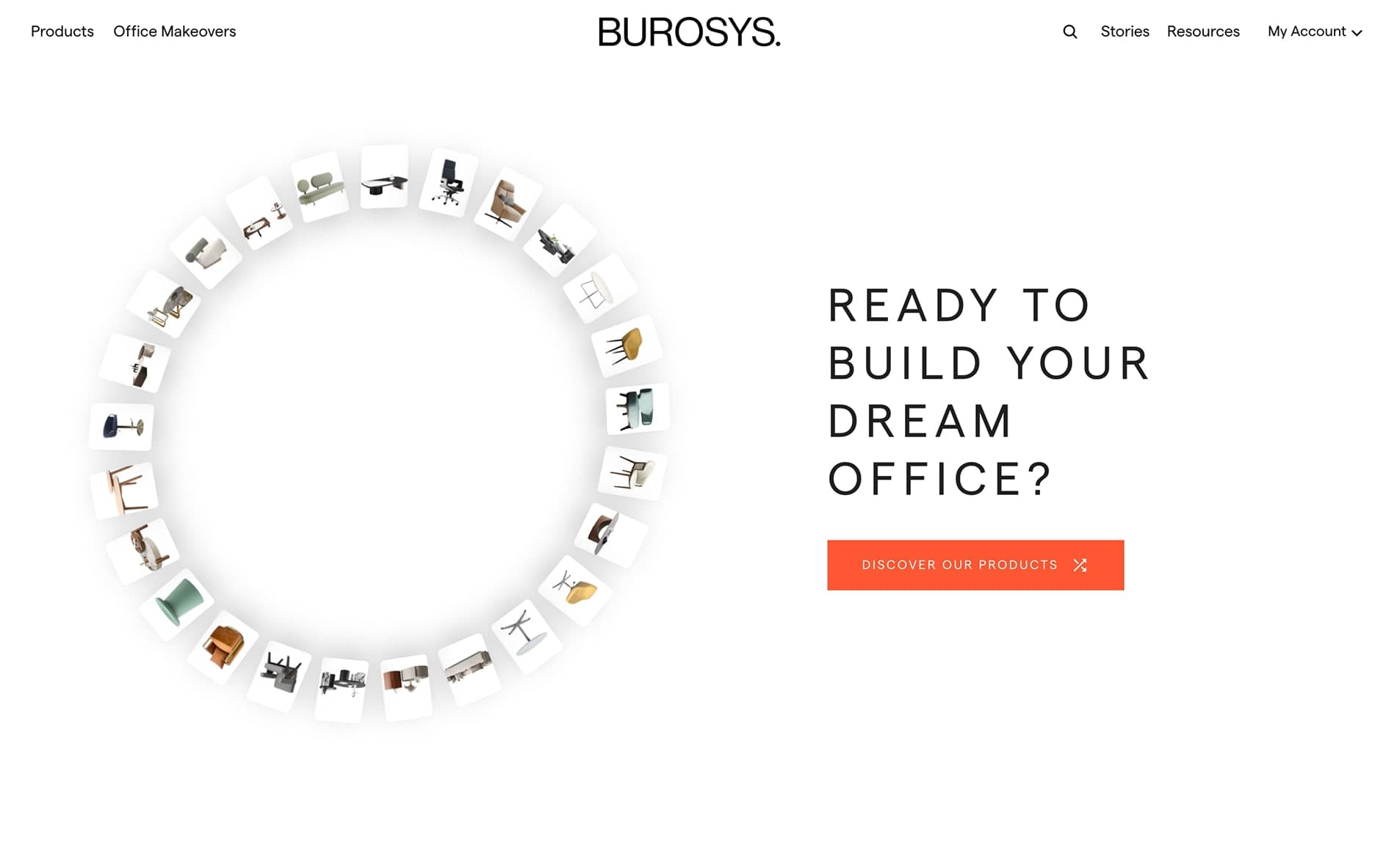 Chorus website design and development project showcasing the homepage with a sleek and modern interface, featuring a dark background and vibrant orange accents. The design emphasizes user experience and visual appeal, highlighting the brand's identity and creative approach to digital solutions.